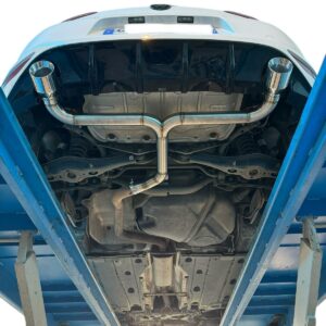 Suppression silencieux arrière tube