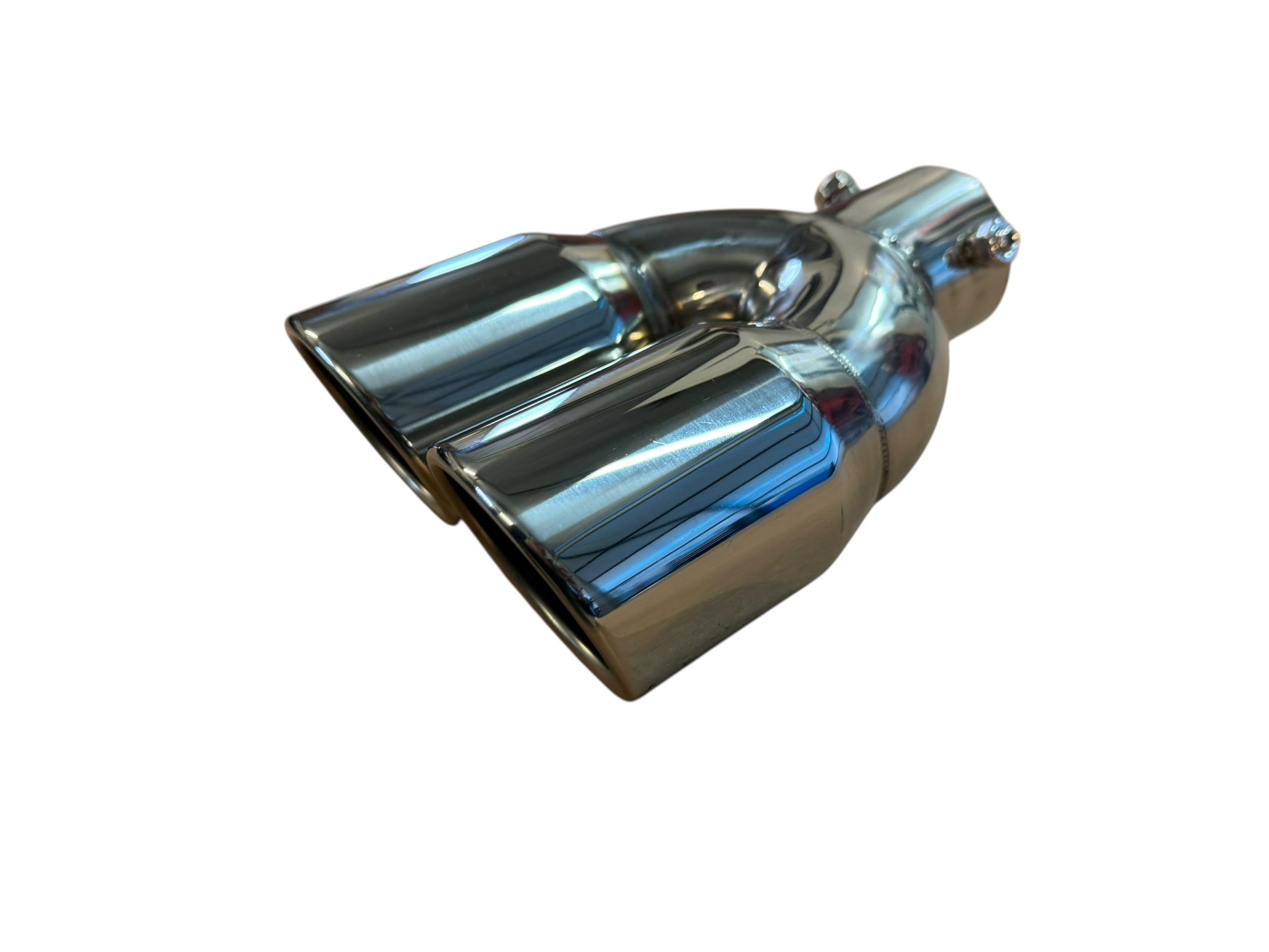 Embout d'échappement inox double 76mm – Image 5