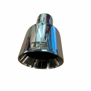 Embout d&rsquo;échappement inox simple 100mm