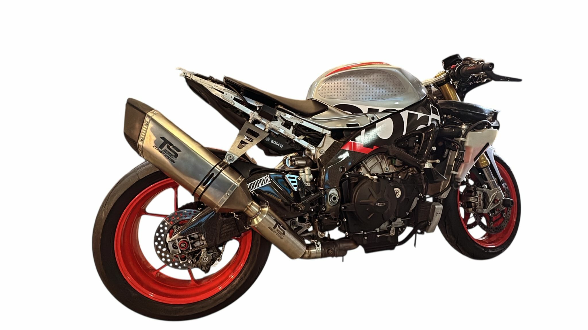 Demi-ligne inox Aprilia RSV4 1000/1100 2017-2025 – Image 4