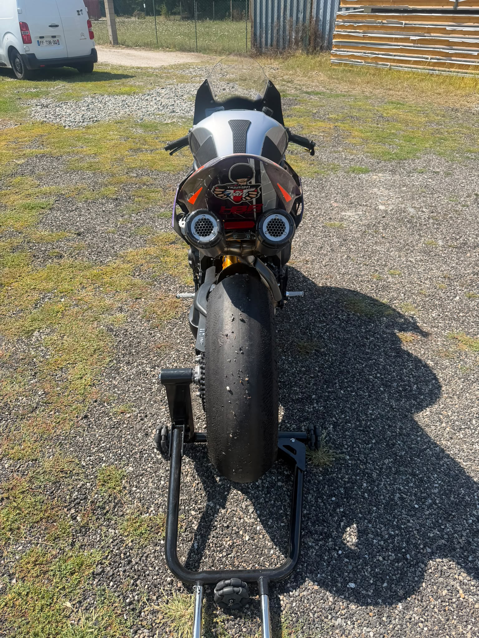 Demi ligne sous selle triumph speed triple 1200 rs – Image 3