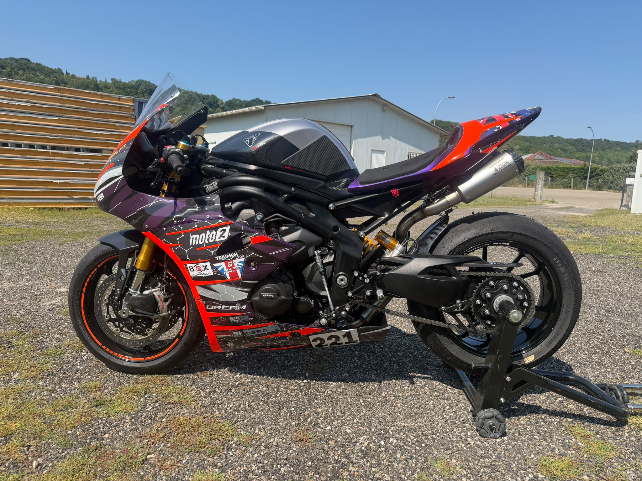 Demi ligne sous selle triumph speed triple 1200 rs – Image 4