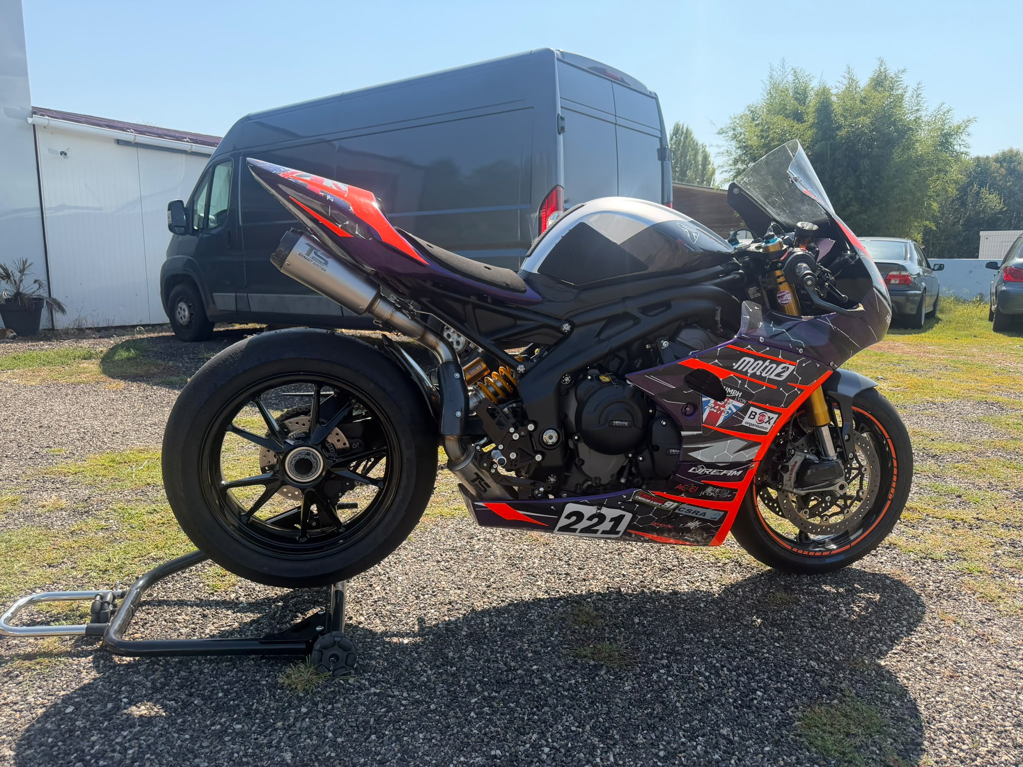 Demi ligne sous selle triumph speed triple 1200 rs – Image 5